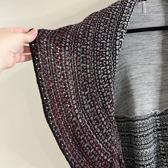 Soft Surroundings Circle Open Front Cardigan Sweater size Medium - Picture 2 of 7